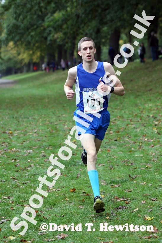 Michael Hedley (Jesmond Joggers) in the Gibside Trail Race, Rowlands Gill. Photo: David T. Hewitson/Sports for All Pics